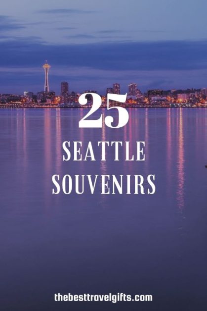 Seattle gifts 25 Seattle gifts and souvenirs with an image of the skylin at night