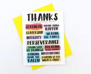 funny international Women's Day quotes Funny thank you card for International Women's Day
