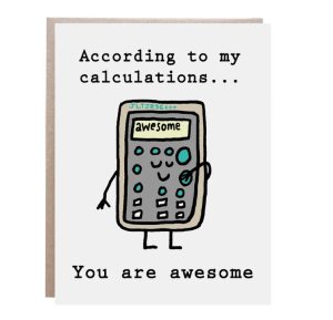 funny promotion congratulation messages Funny promotion congratulations message card with a calculator