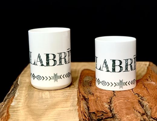 Latvian gifts A mug with "Labric"