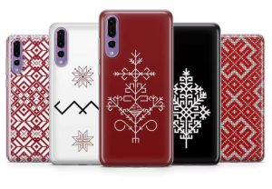Latvian gifts Five phone covers with Latvian symbols and prints