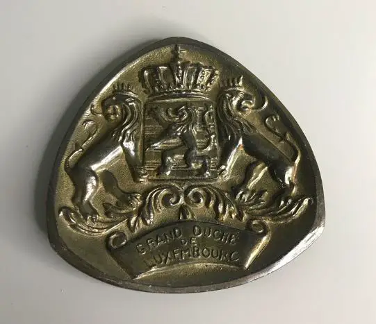 A plaque of Luxembourg