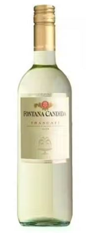 A bottle of white wine from Rome