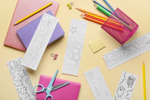 A collection of self-made bookmarks