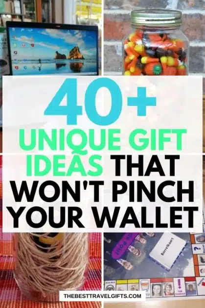 40+ unique gifts that don't cost money with four images of gifts that are free