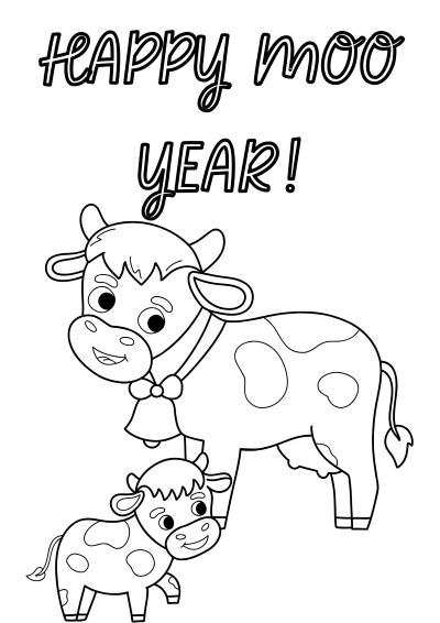 new year's coloring pages