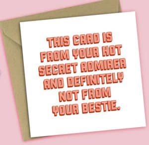 Funny long distance friendship quote card