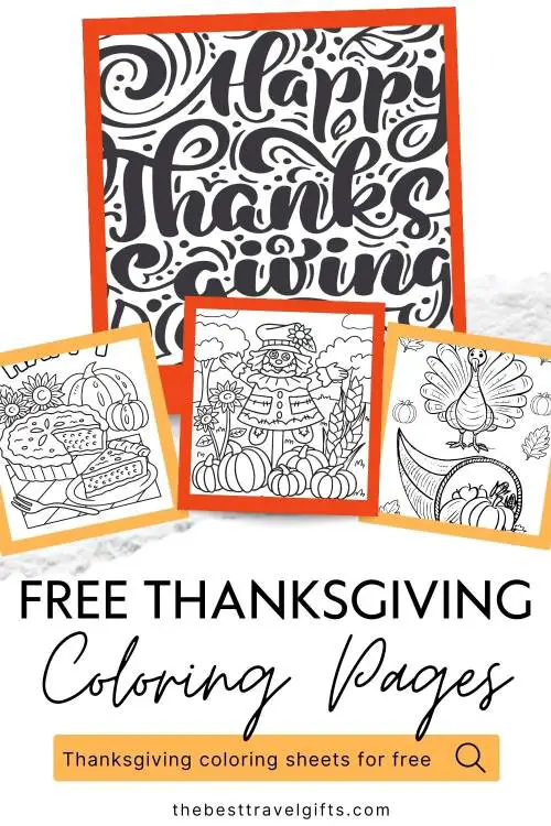 25 Free Thanksgiving Coloring Pages For Kids & Adults